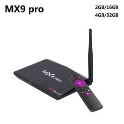 MX9 Pro 4GB 32GB Android 7.1 TV Box RK3328 Quad Core WiFi Bluetooth USB 3.0 Media Player H.265 VP9 HDR 4K HD Smart Set top box